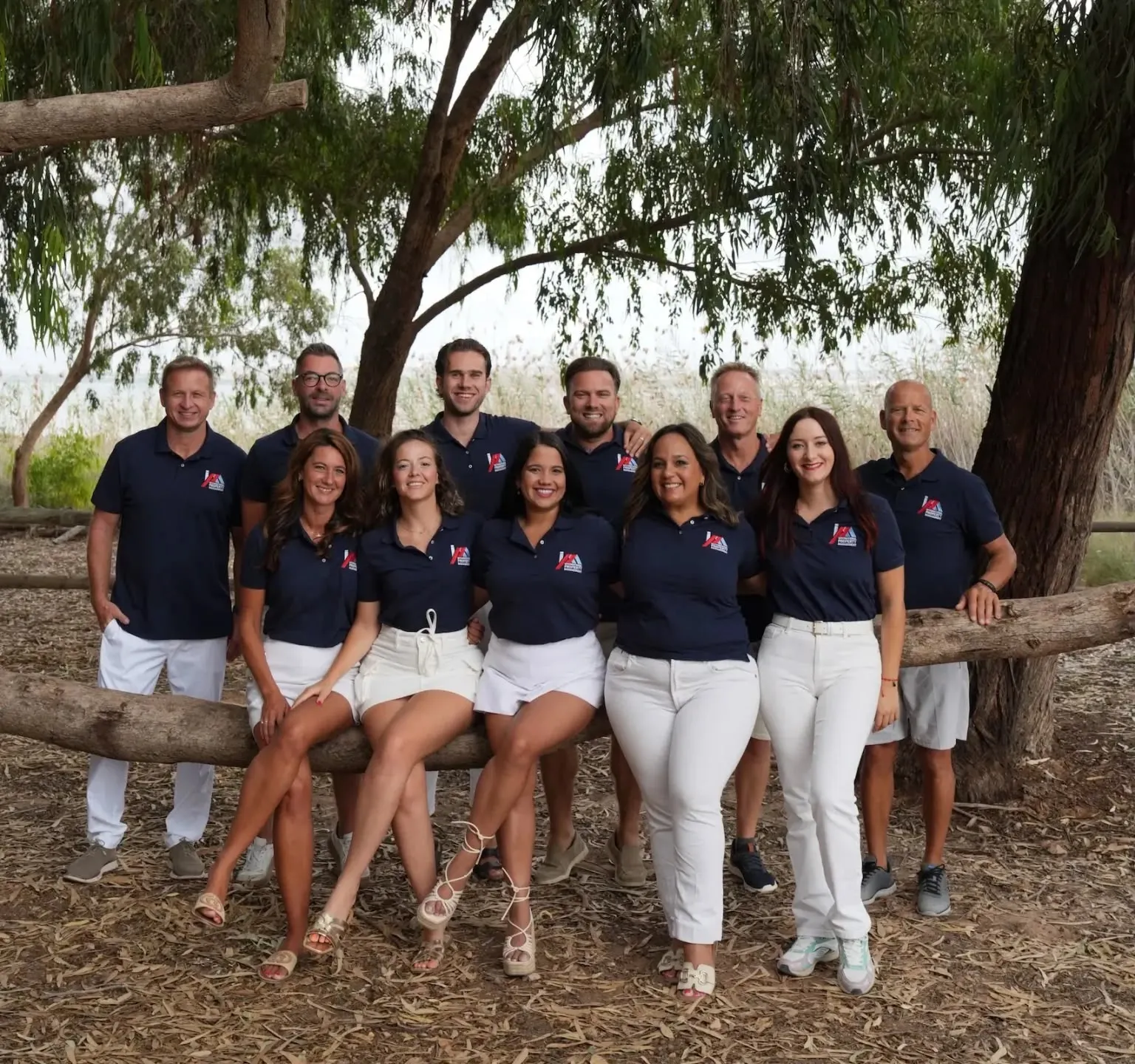 Het team van Onesta samen op de Costa Blanca